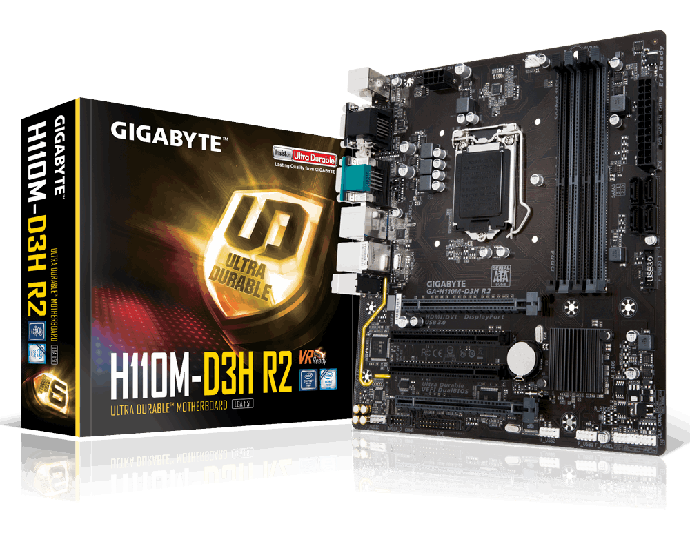 Gigabyte GAH110MD3H R2 Motherboard Specifications On MotherboardDB